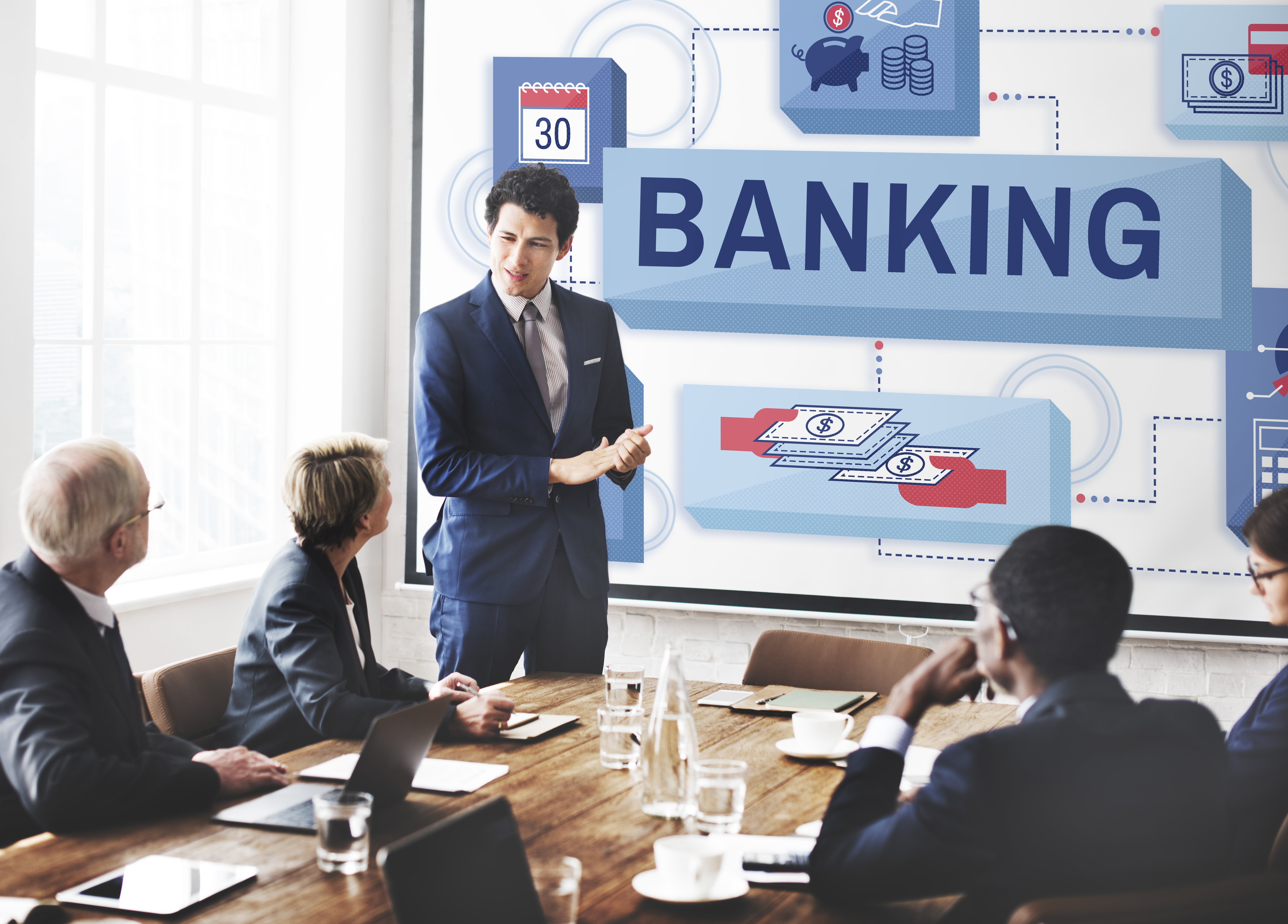Traditional Banking Services Visual
